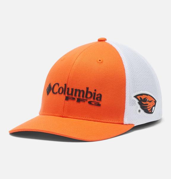 Columbia PFG Mesh Snap Back Hats Orange For Women's NZ93024 New Zealand